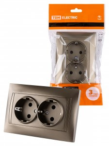 TDM Лама роз. СУ 16А (земля, шторки) бронза SQ1815-0713