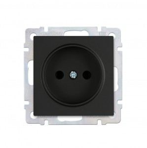 Smartbuy Нептун мех. роз. СУ без заземления 10А черная  (SBE-05b-16-S1-N)