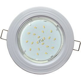 Ecola GX53 H4 св-к "2 Круга" Белый 43x115 FW31H4ECB (10!)