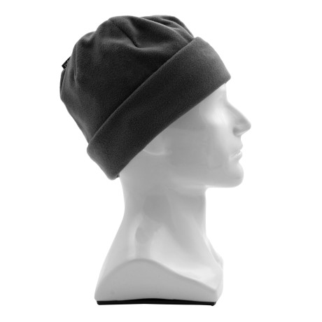 Шапка с отворотом из флиса для взрослых, размер 58-59, серая Сибртех