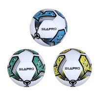 SILAPRO Мяч футбольный 22см, 5 р-р, 2сл, PVC 2.5мм, 340г (+-10%)
