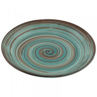 Блюдце большое,15,5*2,5см (кратность 20!!!) керамика 6783