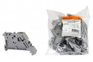 TDM ограничитель на DIN-рейку (пластик) (50!) SQ0804-0021