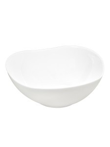 Салатник Вайт белый 20,5см, 1050мл стеклокерамика (кратность 6шт!!!) МФК RLW80X