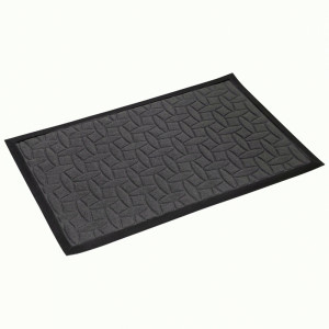 Коврик придверный с подложкой 40*60см Листья, ПВХ, п/э 8453 Рыжий кот