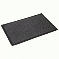 Коврик придверный с подложкой 40*60см Листья, ПВХ, п/э 8453 Рыжий кот