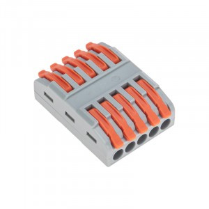 REXANT клемма проходная СМК 222-425 с рычагом 5х(0,08-4мм2), 32А (уп.30шт, цена за) 07-5245