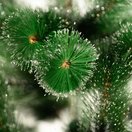 Елка HJ210-81 210см серебро 360веток мет.подст.