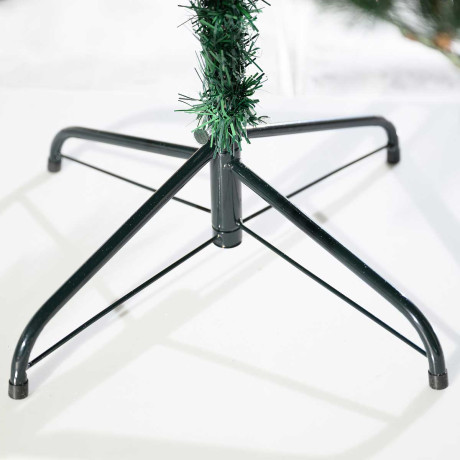 Елка HJ210-81 210см серебро 360веток мет.подст.