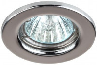 ЭРА MR16 GU5.3 ST1 CH св-к встр. d80мм (врез.d60мм) штамп, хром ИУ 5484