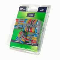 GENERAL клемма разветвит. СМК 222 с рычагом 3х6(0,08-4мм2), 32А (цена за BL5) GTER7-36-BL5 800414