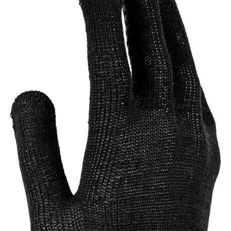 Перчатки трикотажные, х/б, 200 пар,  ПВХ точка, 3 нити, 10 класс Сибртех