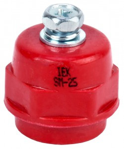 IEK изолятор SM25 (М6) силовой с болтом