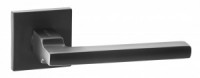 Ручка дверная компл.квадрат.основ. PUERTO Савоярди SLIM черный INAL 514-03 slim B