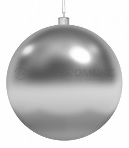 Фигура елочная "Шар", 20 см, цвет серебряный502-005 Neon Night