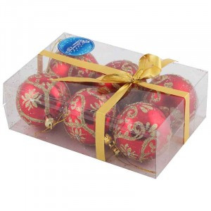 Набор шаров PBD6-6-834-R, 6 шт., 6 см Волшебная страна