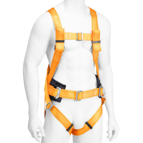 Удерживающе-страховочная привязь, модель УСП II, наплечные и набедренные лямки, высокий кушак Сибртех