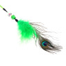 VETTA Игрушка дразнилка для домашних животных, пластмасса, перья, 49 см