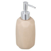 VETTA Дозатор для жидкого мыла, керамика, 260 мл, 7,5x7,5x18 см, беж