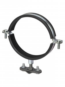 TDM Держатель хомут с резин.уплотнением 112-117мм, для прута 6-10мм,ст.зажим,термодиф. SQ2402-3207