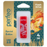 Флэш-диск USB 4GB Perfeo C04 Red Koi Fish