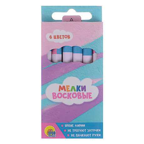 ПРОФ-ПРЕСС Раскраска с мелками, бумага, 16,5х23см, 16 стр, 5 дизайнов