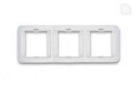 Makel Mimoza рамка СУ 3 мест. бел. (горизонт.) 22013