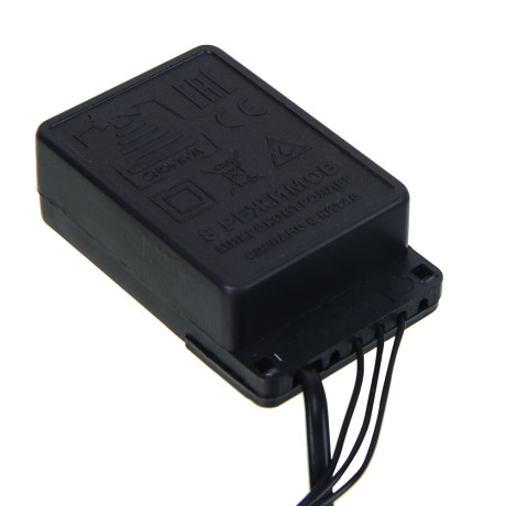 СНОУ БУМ Гирлянда эл. вьюн 30м, 300LED, белый, 8 режимов, ПВХ черный, 220В