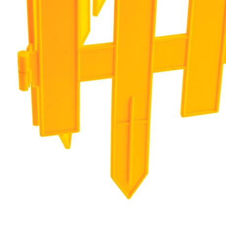 Забор декоративный "Винтаж", 28 х 300 см, желтый, Palisad