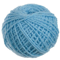 Пряжа в клубках акрил 100м/40-42 гр, цвет облако (бело-голубой)