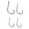 AZOR FISHING Набор крючков 10шт, карась, карп, №6,8,10,12, высокоуглеродистая сталь, черный никель