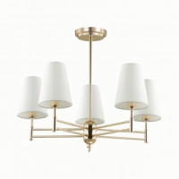 LUMION 4436/5C LN20 043 золотой/белый Люстра потолочная E14 5x40W 220V DORIS 640x500