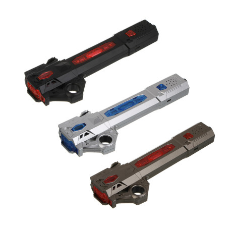 ИГРОЛЕНД Меч световой "Галактический воин", свет, звук, АКБ, USB, ABS, 37х12х5 см, 4 дизайна