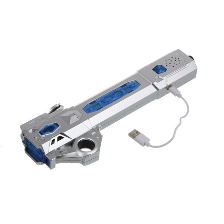 ИГРОЛЕНД Меч световой "Галактический воин", свет, звук, АКБ, USB, ABS, 37х12х5 см, 4 дизайна