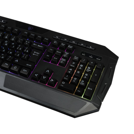 BY Игровая клавиатура проводная мембранная Kalkan FULL SIZE ISO, 114 кл., RGB, 2м