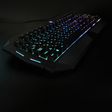 BY Игровая клавиатура проводная мембранная Kalkan FULL SIZE ISO, 114 кл., RGB, 2м