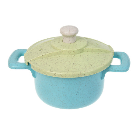 ИГРОЛЕНД Игровой набор посуды "Экопластик", 14 предметов, пластик, 29х10х20 см