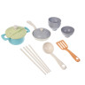 ИГРОЛЕНД Игровой набор посуды "Экопластик", 14 предметов, пластик, 29х10х20 см