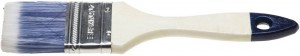 Кисть плоская STAYER "AQUA-STANDARD", искусственная щетина, деревянная ручка, 25мм (12!!!)
