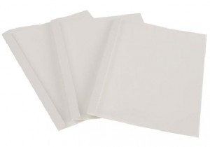 Обложки для переплета картонные ProMega Office белые, карт./пласт., 6мм, 100шт/уп