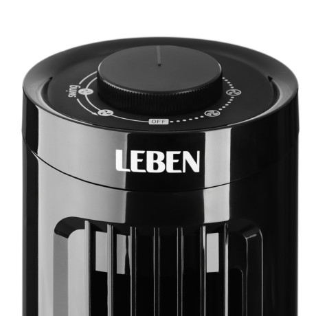 LEBEN Вентилятор колонный 13 дюймов, 3 скорости, поворот 70 градусов