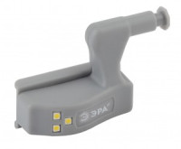 ЭРА фонарь пушлайт SB-401 3SMD LED подсветка в шкаф на петлю 2xA23