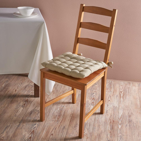 PROVANCE Эвкалипт Подушка на стул, 100% хлопок, 38x38см, зелёный