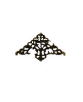 Декоративный элемент &quot;Треугольник №3&quot; 36х36х50мм, бронза