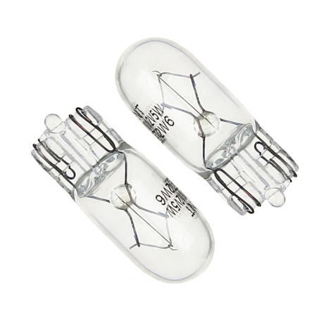 NG Лампа накаливания W5W T10, 12В 5Вт, 2шт/блистер (Original)