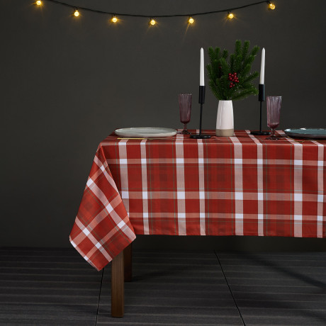 PROVANCE Рождественская ель Скатерть текстильная с водоотталк.пропиткой, 110x140см, 100% полиэстер