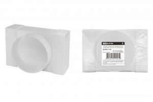 TDM Тройник соединитель прямоугольного воздуховода с круглым 55х110/d100 (РФ) SQ1807-1733