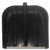 Лопата снегоуборочная пластмассовая СНЕГУРОЧКА оцинкованная планка D32 415*410/10