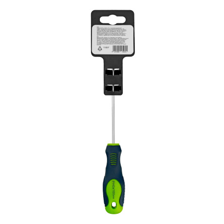 Отвертка, PH0 х 100 мм, CrV, двухкомпонентная рукоятка Сибртех