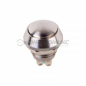 REXANT выключатель-кнопка  антивандальная O12 Б/Фикс 250В (2с винт) (ON)-OFF  ,36-3150